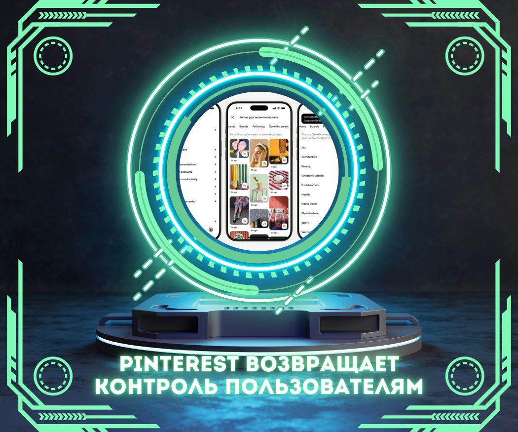 Pinterest возвращает контроль пользователям